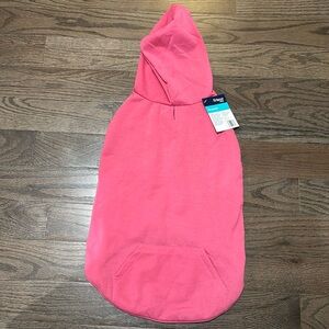 Frisco Dog Basic Hoodie in Pink, Size XL